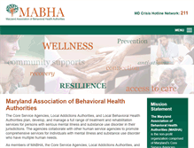 Tablet Screenshot of marylandbehavioralhealth.org